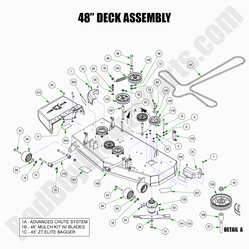 2022 ZT Elite 48" Deck Assembly